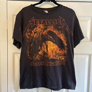 Metallica death magnetic tour shirt Tee Medium Graphic Double Side